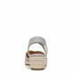 LifeStride Womens Kimball Espadrille Wedge Sandal Cloudy Grey 8 M