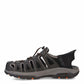 Skechers Men's Tresmen-Norvick 205187 Enclosed Slip-Ins Fisherman Sandal, Black, 10.5