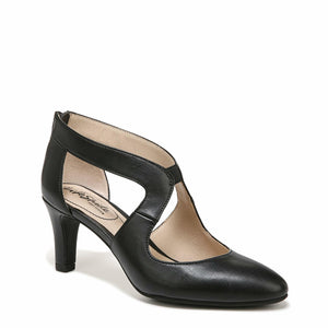 Lifestride Women's Giovanna 2 Pump Black Smooth 9.5 M