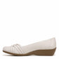 LifeStride Womens Incredible Ballet Flat, Bone, 8.5 US