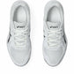 ASICS Kid's Upcourt 6 Grade School Volleyball Shoes, 1, White/Black