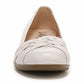 LifeStride Womens Incredible Ballet Flat, Bone, 8.5 US
