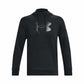 Under Armour mens Armour Fleece Big Logo Hoodie, (001) Black / / Black, Large