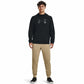 Under Armour mens Armour Fleece Big Logo Hoodie, (001) Black / / Black, Large