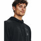 Under Armour mens Armour Fleece Big Logo Hoodie, (001) Black / / Black, Large