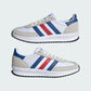 adidas Men's Run 72 Sneaker, White/Team Royal Blue/Grey, 9.5