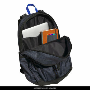 adidas Prime Backpack for Work, Travel Bag for Women and Men with Padded Compartment for Laptop, Two Tone Black/Team Royal Blue/2, One Size