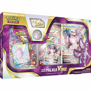 Pokémon TCG: Origin Shape Palkia VSTAR Premium Collection (2 Engraved Cards, 1 Oversized Card and 5 Boosters)