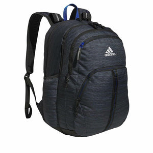 adidas Prime Backpack for Work, Travel Bag for Women and Men with Padded Compartment for Laptop, Two Tone Black/Team Royal Blue/2, One Size