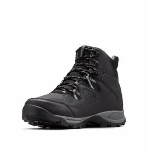 Columbia Mens Liftop III Waterproof Snow Boot, Black/Titanium Grey Steel, 8.5