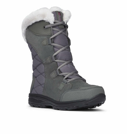 Columbia Womens Ice Maiden II, Shale/Dark Raspberry, 9