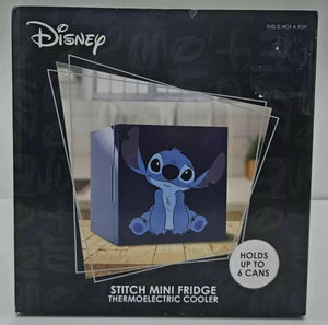 Disney Stitch Mini Fridge Thermoelectric Cooler - Holds Up to 6 Cans - Rare