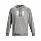 Under Armour Men's Rival Fleece Logo Hoodie, (025) Castlerock Light Heather / / White, Medium
