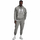 Under Armour Men's Rival Fleece Logo Hoodie, (025) Castlerock Light Heather / / White, Medium