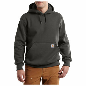 Carhartt Men's Rain Defender Loose Fit Heavyweight Sweatshirt, Peat, Large