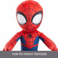 Mattel Marvel Plush Talkers Soft Toy, 11.75-Inch Spider-Man Figure with 10 Sounds & Phrases