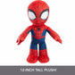Mattel Marvel Plush Talkers Soft Toy, 11.75-Inch Spider-Man Figure with 10 Sounds & Phrases