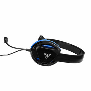 Turtle Beach Recon Chat PlayStation Headset – PS5, PS4, Xbox Series X, Xbox Series S, Xbox One, Mobile & PC with 3.5mm – Glasses Friendly, High-Sensitivity Mic, Black/Blue