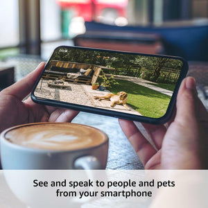 Blink Outdoor 4 (newest model), Wireless smart security camera, two-year battery, 1080p HD day and infrared night live view, two-way talk – 1 camera system