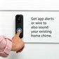 Blink Video Doorbell — Two-way audio, HD video, long-lasting battery life, wired or wire-free install, motion detection, chime app alerts, Works with Alexa (White)