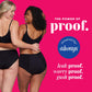Proof. by Always Brief, Super Heavy Absorbency Period Underwear for Women - Holds up to 7 Regular Tampons - Washable Leakproof Period Panties - 2XL, Black