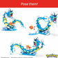 MEGA Pokemon Action Figure Building Set for Kids, Magikarp Development Set with 411 Pieces, Building Adjustable Gyarados, 20 Inch High, HNT95