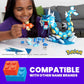 MEGA Pokemon Action Figure Building Set for Kids, Magikarp Development Set with 411 Pieces, Building Adjustable Gyarados, 20 Inch High, HNT95