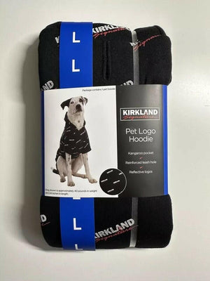Kirkland Dog Pet Hoodie Black Large
