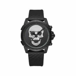 Ed Hardy Men s Black Silicone Strap Watch 48mm