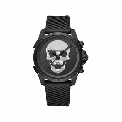 Ed Hardy Men s Black Silicone Strap Watch 48mm