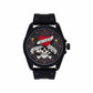 Ed Hardy Men s Matte Black Silicone Strap Watch 46mm