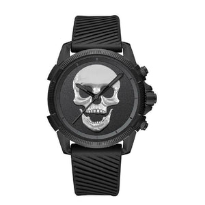 Ed Hardy Men s Black Silicone Strap Watch 48mm