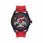 Ed Hardy Men s Matte Red Silicone Strap Watch 46mm