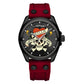 Ed Hardy Men s Matte Red Silicone Strap Watch 46mm