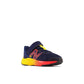 New Balance Kids Fresh Foam Arishi V4 Hook and Loop Running Shoe, Team Navy/Electric Red/Egg Yolk, 5 Wide US Unisex Toddler
