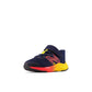 New Balance Kids Fresh Foam Arishi V4 Hook and Loop Running Shoe, Team Navy/Electric Red/Egg Yolk, 5 Wide US Unisex Toddler