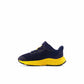 New Balance Kids Fresh Foam Arishi V4 Hook and Loop Running Shoe, Team Navy/Electric Red/Egg Yolk, 5 Wide US Unisex Toddler