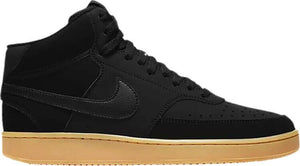 Nike Court Vision Black/Gum Men's Mid Top Sneakers Size 11 NWB CD5466-006