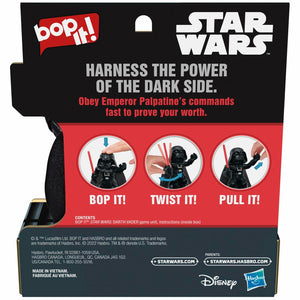 Bop It! Star Wars Darth Vader Edition Game, Features The Voice of Emperor Palpatine, Game for 1 or More Players, Ages 8 and Up