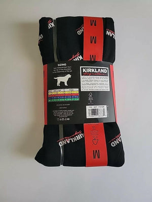 NEW Costco Kirkland Signature Logo Pet Dog Hoodie Black or Gray Various Sizes