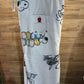 Peanuts Snoopy Happy  Easter Throw Blanket Soft Plush 60”x 70” White .