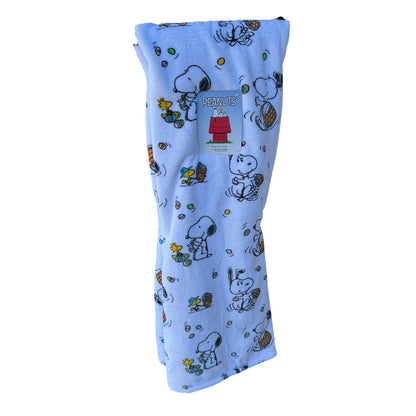 Peanuts Easter Egg Hunt X-LONG Berkshire Throw Blanket Snoopy Woodstock