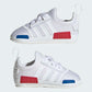 adidas Originals Baby NMD Crib Sneaker, White/White/White, 3 US Unisex Infant