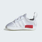 adidas Originals Baby NMD Crib Sneaker, White/White/White, 3 US Unisex Infant