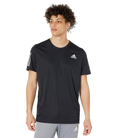 adidas Men's Standard Own The Run , Black/Reflective Silver, Small