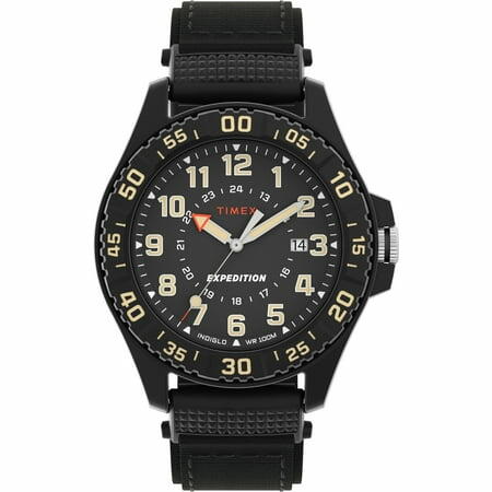 Timex Men s Expedition Acadia Rugged Black Dial Black Strap