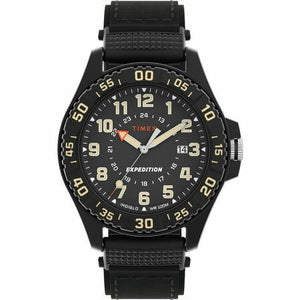 Timex Men s Expedition Acadia Rugged Black Dial Black Strap