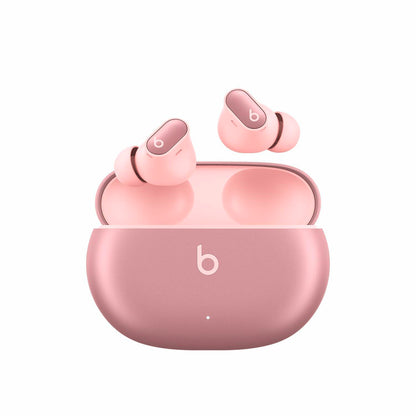 Beats Studio Buds + True Wireless Noise Cancelling Earbuds - Enhanced Apple & Android Compatibility, Built-in Microphone, Sweat Resistant Bluetooth Headphones, Spatial Audio - Cosmic Pink