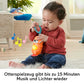 Fisher-Price 3-in-1 Music, Glow and Grow Gym, Infant Activity Play mat for Tummy time and take Along