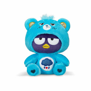 Care Bears - Badtz-Maru Dressed As Grumpy Bear 8" Fun-Size Plush, Blue - Soft, Huggable Bestie! – Good for Girls and Boys, Employees, Collectors, Ages 4+